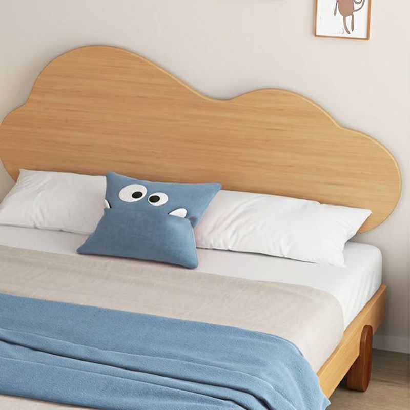 Rustic Mango Cloud Shaped Headboard Children's Bed Modern Solid Wood in Natural - Kids Bed thumbnail 4