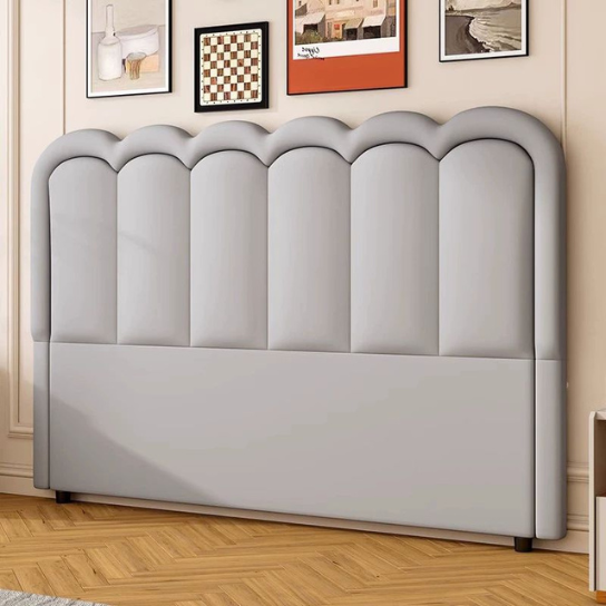 Rustic Mango Contemporary Solid Wood Full Size Upholstered Kids Headboard with Legs
