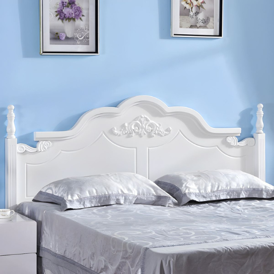 Rustic Mango Gender Neutral Non-Upholstered Free Standing Twin Panel Headboard with Wood Frame