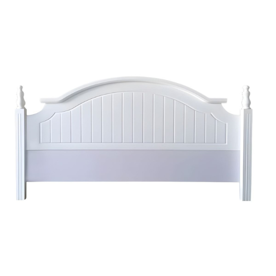 Rustic Mango Princess Themed Twin Upholstered Bed Frame Mounted Headboard with Solid Wood Frame thumbnail 2