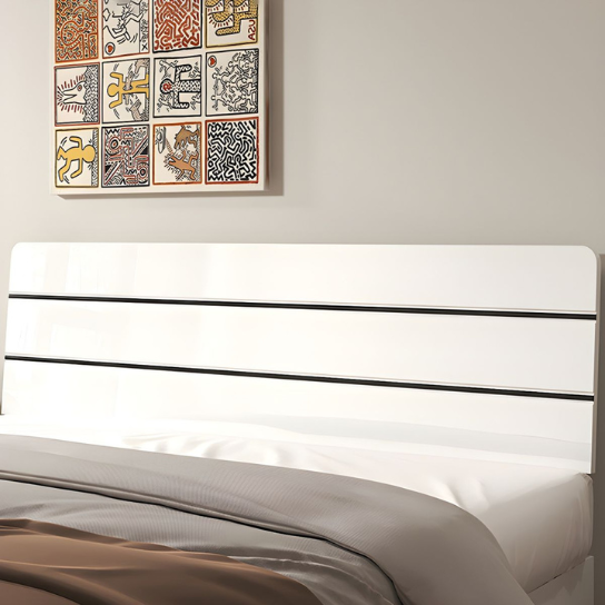 Rustic Mango Gender Neutral White Wood Twin Headboard thumbnail 2