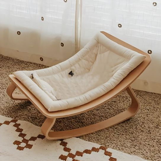 Rustic Mango New Modern Solid Wooden Swings In Natural Finish thumbnail 2