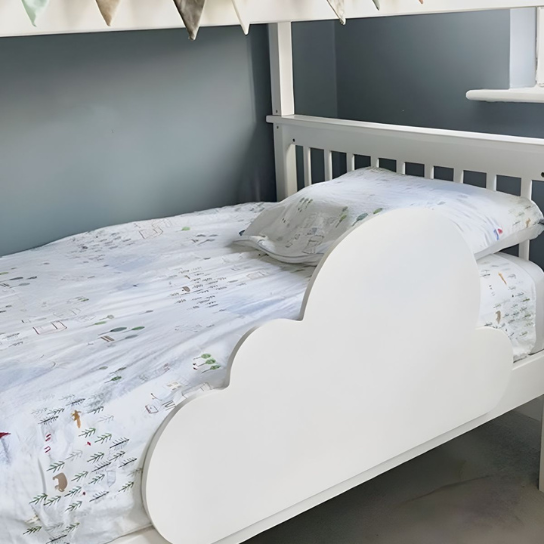 Rustic Mango Solid Wooden Conversion Rails For Bedside  ( In Natural Finish ) thumbnail 2