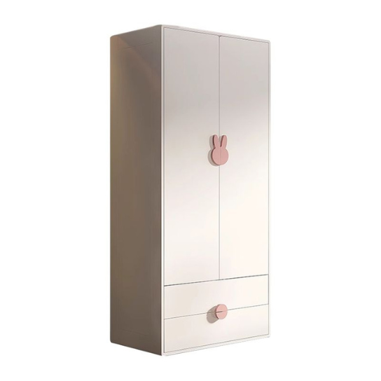 Rustic Mango Rabbit Theme Modern Children's Wardrobe Solid Wood thumbnail 2