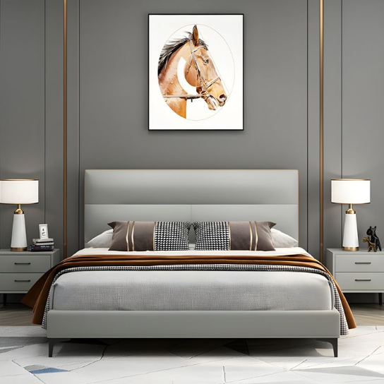 Rustic Mango Modern Freestanding Upholstered Kids Headboard thumbnail 2