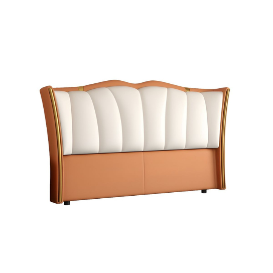 Rustic Mango Upholstered Twin Wood Headboard for Kids Bedroom with Solid Wood Frame in Gender Neutral Design thumbnail 2