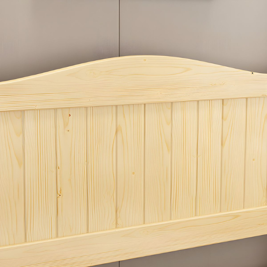 Rustic Mango Natural Wood Twin Kids Headboard with Legs, Gender Neutral Design thumbnail 2