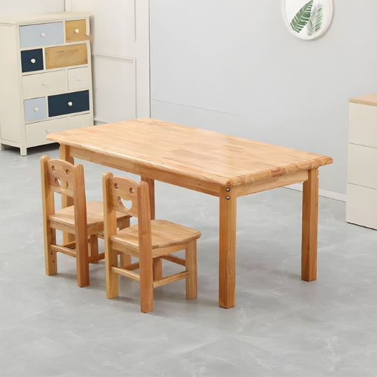 Rustic Mango Natural Age 5-12 Years Desk and Chair Writing Desk for Children's School thumbnail 2