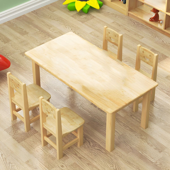 Rustic Mango Age 3-8 Years Children's School Natual Solid Wood Writing Desk thumbnail 2