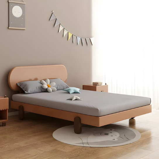 Rustic Mango Solid Wooden Kids Bed For Kids Room In Natural Finish thumbnail 2