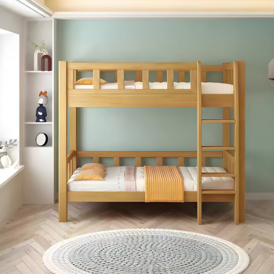 Rustic Mango Solid Wooden Foton Beds In Natural Finish thumbnail 2