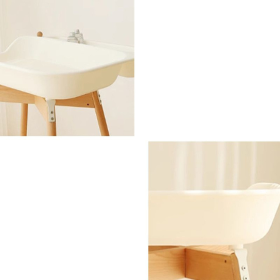 Rustic Mango Solid Wooden Changing Table For New Born Kids In Natural Finish thumbnail 3