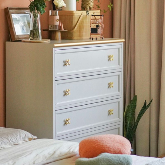 Rustic Mango Solid Wood 5-Drawer Dresser thumbnail 6