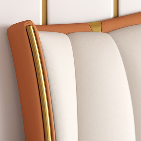 Rustic Mango Upholstered Twin Wood Headboard for Kids Bedroom with Solid Wood Frame in Gender Neutral Design thumbnail 3