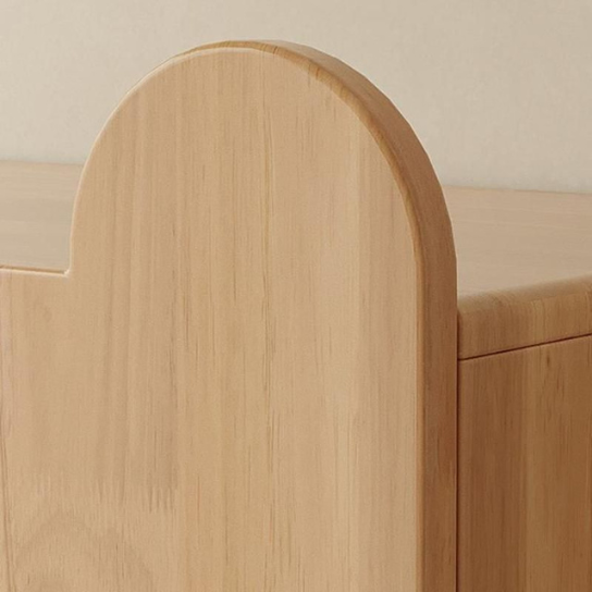 Rustic Mango Bear Pattern Modern Style Child Wardrobe Solid Wood thumbnail 6