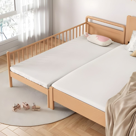 Rustic mango Classic Side Bed For Kids In Natural Finish thumbnail 3
