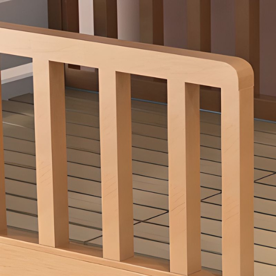 Rustic Mango Solid Wooden Loft Bed with Tinny House Style In Natural Finish thumbnail 8