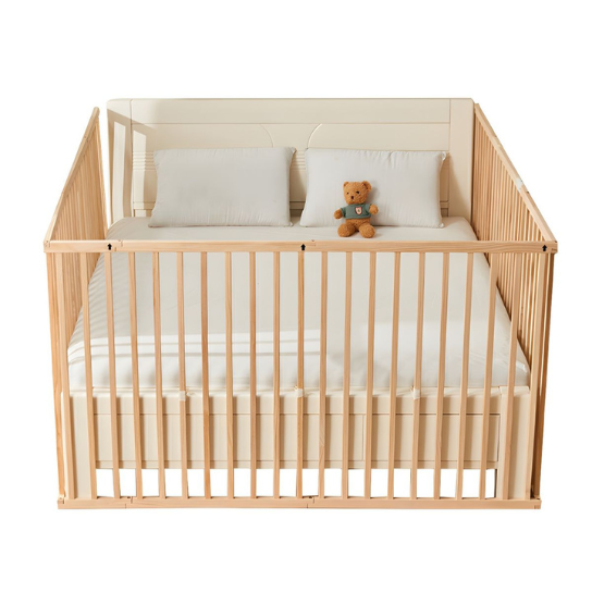Rustic Mango Solid Wooden Conversion Rails In Natural Finish thumbnail 4