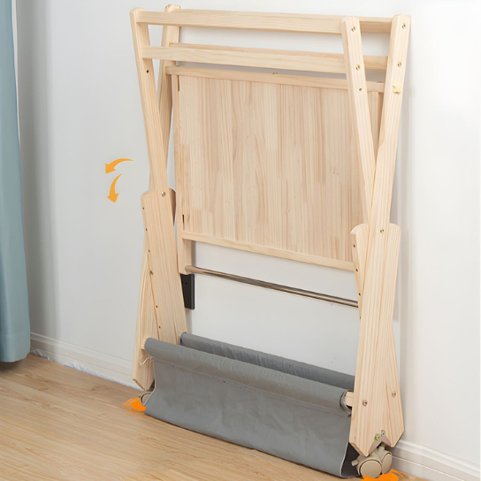 Rustic Mango Solid Wooden Changing Table For new Born thumbnail 4