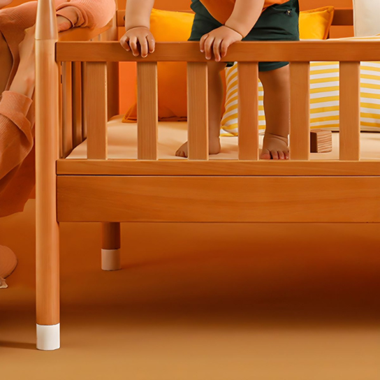 Rustic Mango Solid Wooden Tinny beds In Natural Finish thumbnail 4