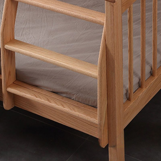 Rustic Mango Kids Bunk Bed with Ladder & Guardrail Gender Neutral, Standard Bunk, Natural, Bunk Bed with Ladder thumbnail 4