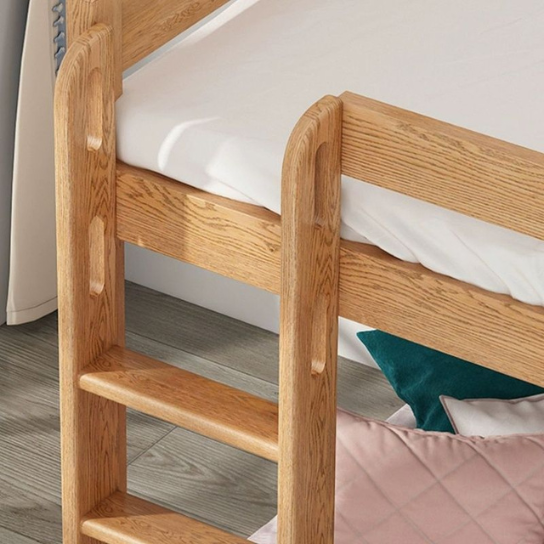 Rustic Mango Natural Solid Wood Top Children Bunk Bed with Either Side, Tall thumbnail 3