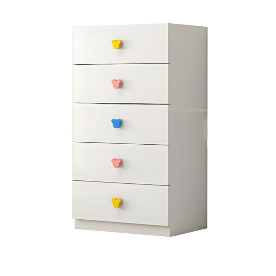 Rustic Mango Contemporary Style Wood Vertical Nursery Furniture Chest for Bedroom thumbnail 3