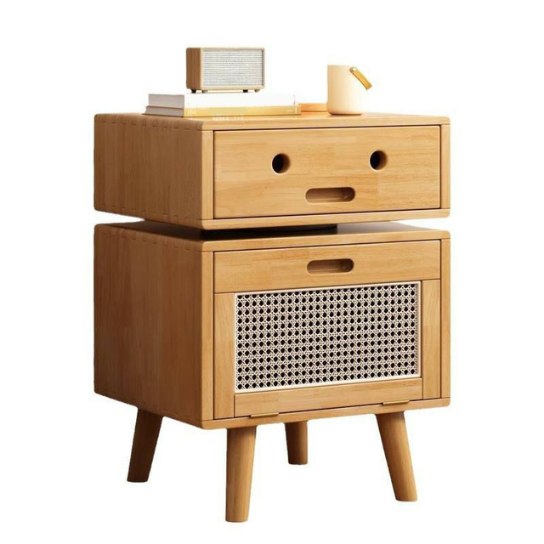 Rustic Mango Casual Solid wood Cabinet Children Nightstand thumbnail 4