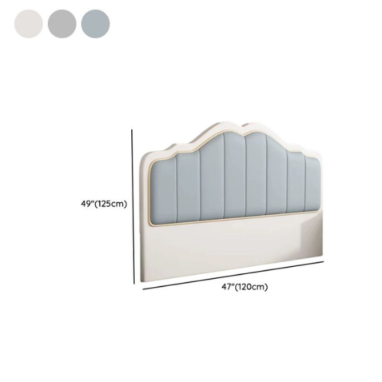 Rustic Mango Elegant Wood Upholstered Kids Headboard with Stylish Legs thumbnail 4