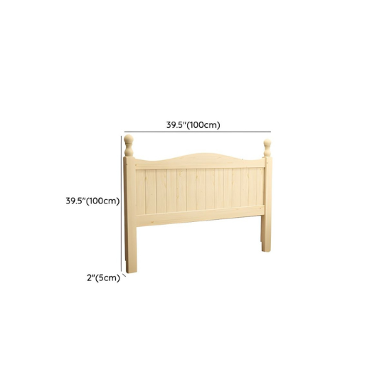 Rustic Mango Natural Wood Twin Kids Headboard with Legs, Gender Neutral Design thumbnail 4