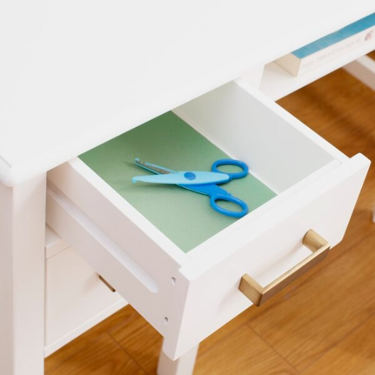 Rustic Mango Writing Desk with Hutch thumbnail 5