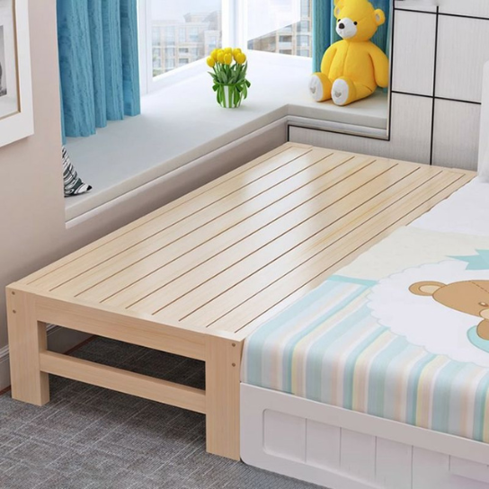 Rustic mango Solid Wooden Loft Single Side Bed In Natural Finish thumbnail 4
