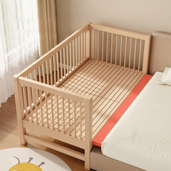 Rustic Mango Solid Wooden Beds With Floor Steps or Wounded Borders In Natural Finish thumbnail 4