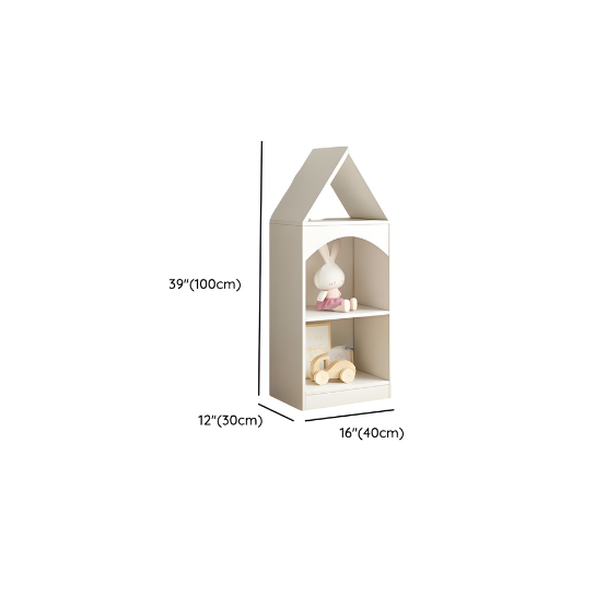 Rustic Mango Solid Wooden Mini House Toy Organizer In White Finish thumbnail 5