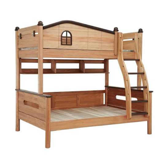 Rustic Mango Traditional Style Children's Bed up and down Solid Wood in Brown thumbnail 7