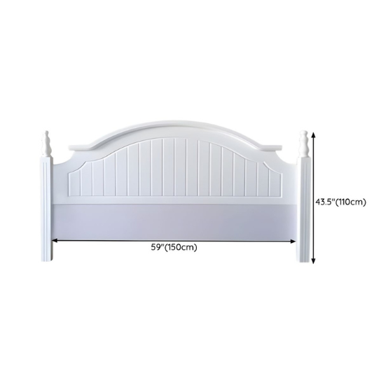 Rustic Mango Princess Themed Twin Upholstered Bed Frame Mounted Headboard with Solid Wood Frame thumbnail 5