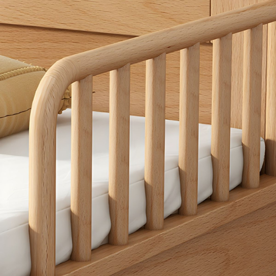 Rustic mango Classic Side Bed For Kids In Natural Finish thumbnail 5