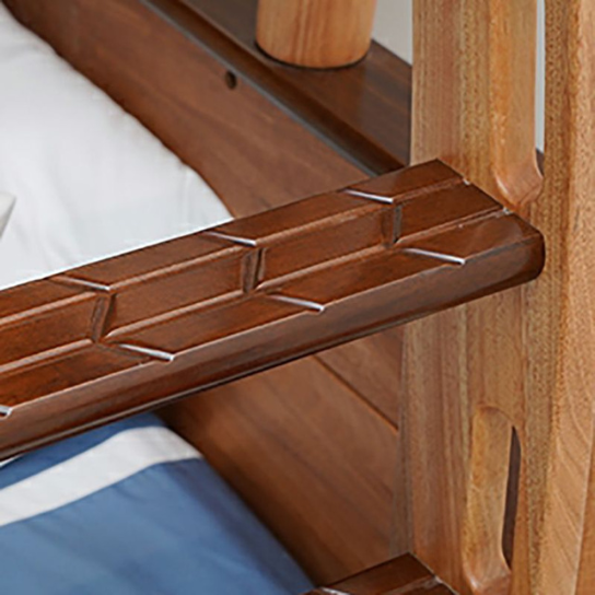 Rustic Mango Traditional Style Children's Bed up and down Solid Wood in Brown thumbnail 8