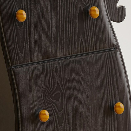 Rustic Mango Mid-Century Modern Solid Wood 5-Drawer Baby & Kids Dresser thumbnail 4