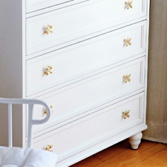 Rustic Mango Solid Wood 5-Drawer Dresser thumbnail 3