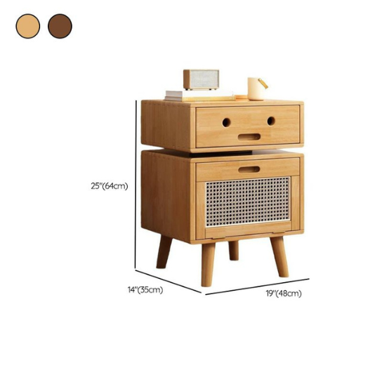 Rustic Mango Casual Solid wood Cabinet Children Nightstand thumbnail 6
