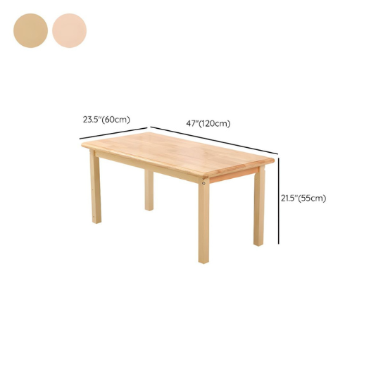 Rustic Mango Natural Age 5-12 Years Desk and Chair Writing Desk for Children's School thumbnail 6