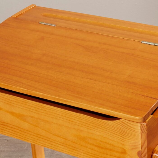 Rustic Mango solid wood  Writing Desk with natural color thumbnail 6