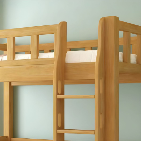 Rustic Mango Solid Wooden Foton Beds In Natural Finish thumbnail 6