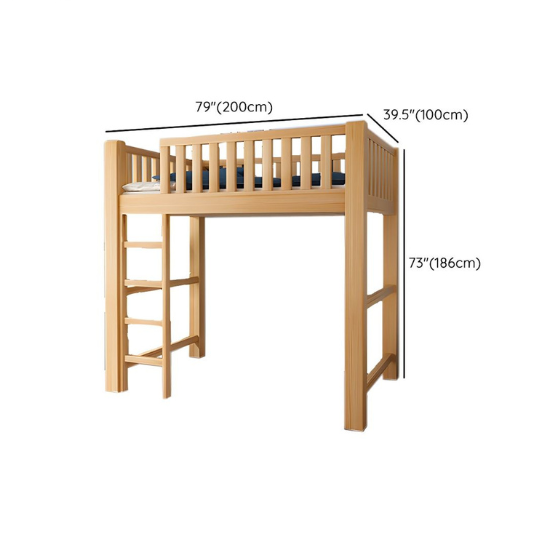 Rustic Mango Solid Wooden Natural Heavy Loft Bed thumbnail 6