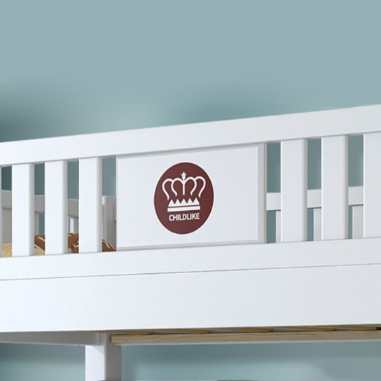Rustic Mango Modern Style Children's Upper and Lower Bunks Solid Wood in White - Bunk Bed & Bookshelf & Drawer & Ladder Cabinet thumbnail 2