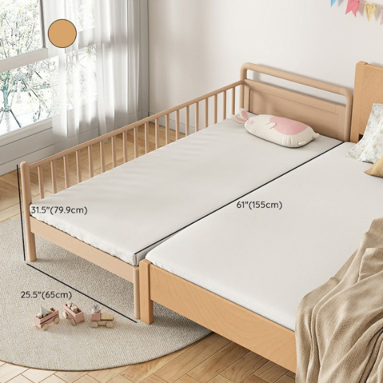 Rustic mango Classic Side Bed For Kids In Natural Finish thumbnail 7
