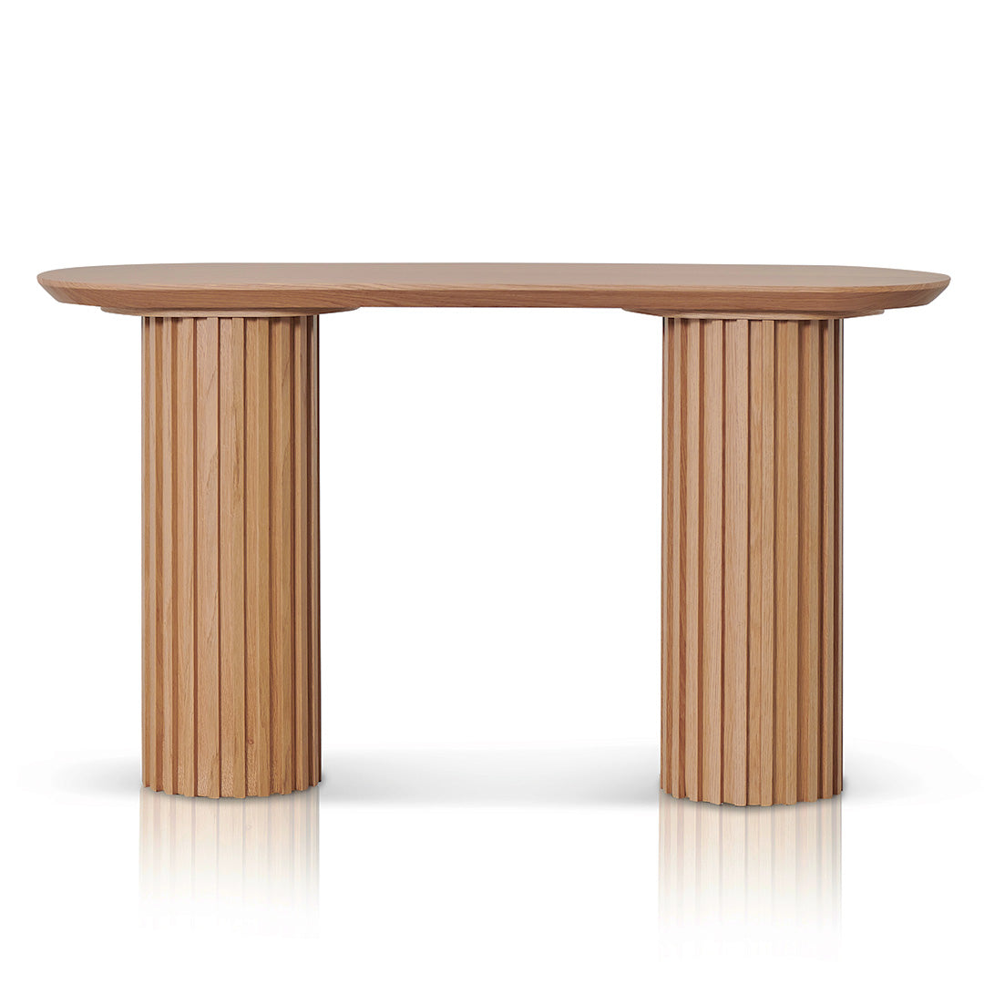 Rustic Mango Wooden Console Table in  Light Honey Finish thumbnail 2