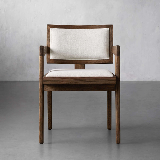 Rustic Mango Solid Wooden Chair with Sitting or Back Rest Cousins In Light Walnut Finish thumbnail 2
