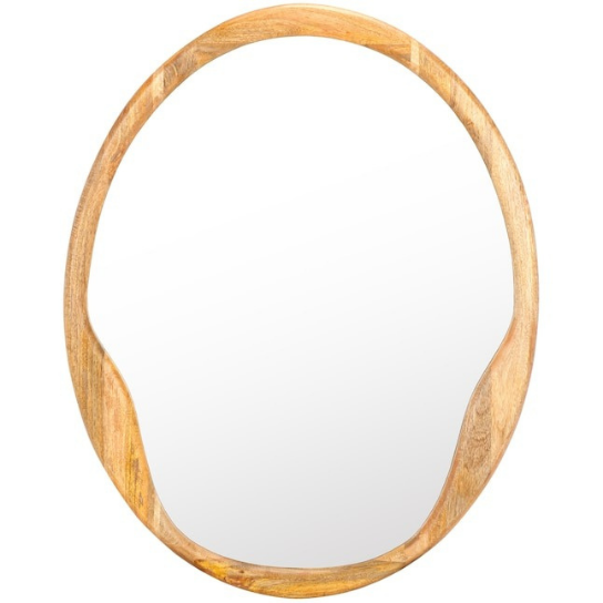 Rustic Mango Solid Wooden Modern Style Wooden Frame With Mirror for Living Room thumbnail 4